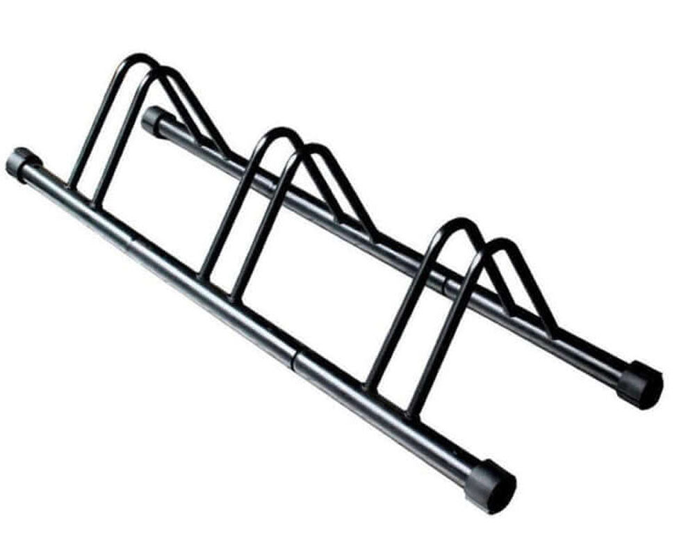 3 Bike Bicycle Floor Parking Rack Storage Stand