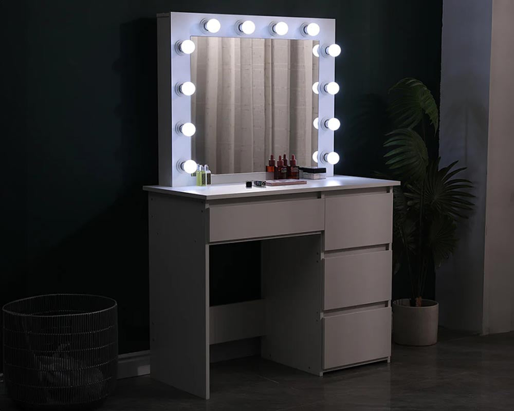 Dressing Table with HD Mirror Vanity