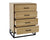 Tallboy Dresser 4 Chest Of Drawers Storage Cabinet