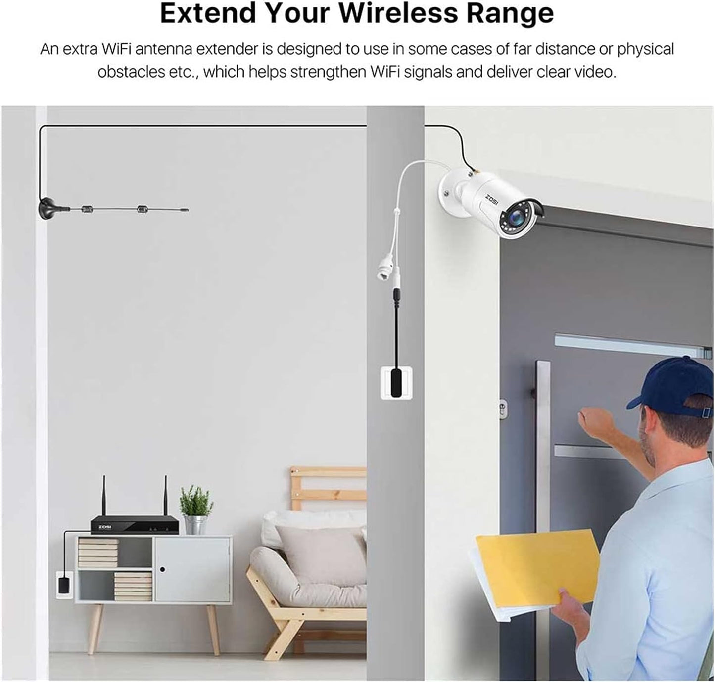 Security Camera System, Home &amp; Outdoor Security Camera System