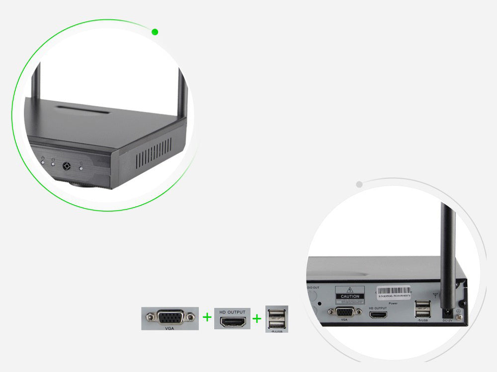 Wireless security camera system
