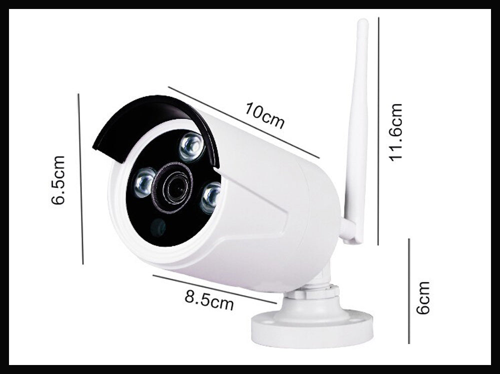 Wireless Security Camera system with 4 Cameras