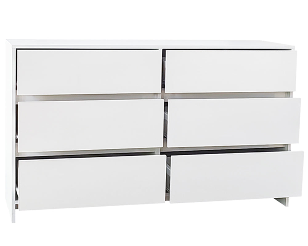 CURA 6-Drawer Chest – Modern Bedroom Dresser & Storage Cabinet