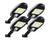 4 x LED 72 COB Solar Powered PIR Motion Sensor Security Wall Lights