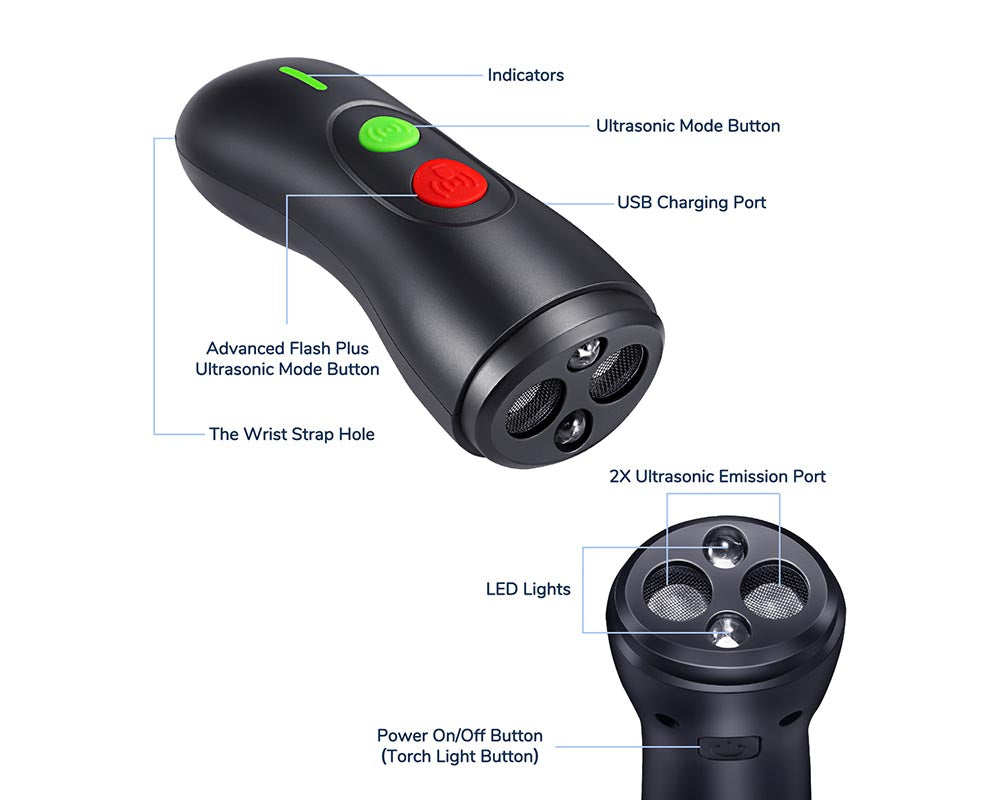 Ultrasonic Dog Bark Deterrent Repeller