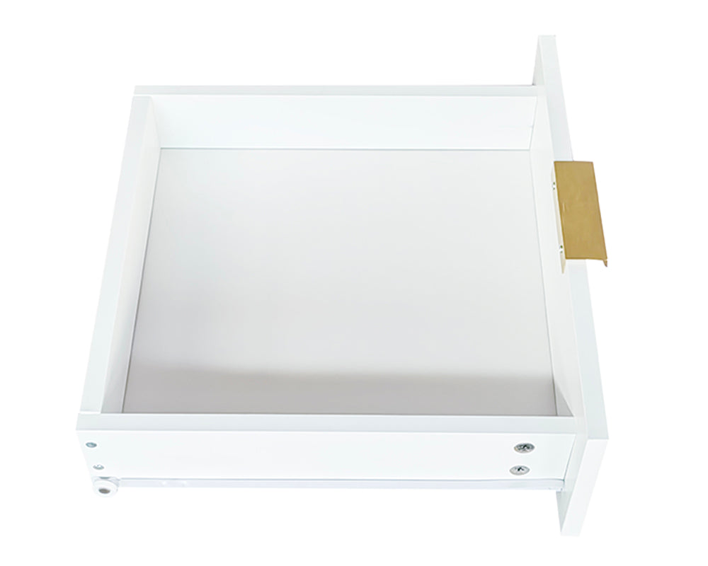 CURA Vanity Dressing Table with HD Mirror, Hollywood Lights & Charging Station