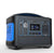 Portable Outdoor Power Station Battery Generator 220-230V 568Wh/153600mAh Camping Solar Generator Emergency Energy Supply LCD Display for Outdoor Camping - Blue