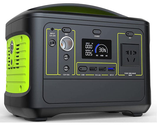 Portable Outdoor Power Station 230V - 568Wh Solar Generator Portable Power Supply