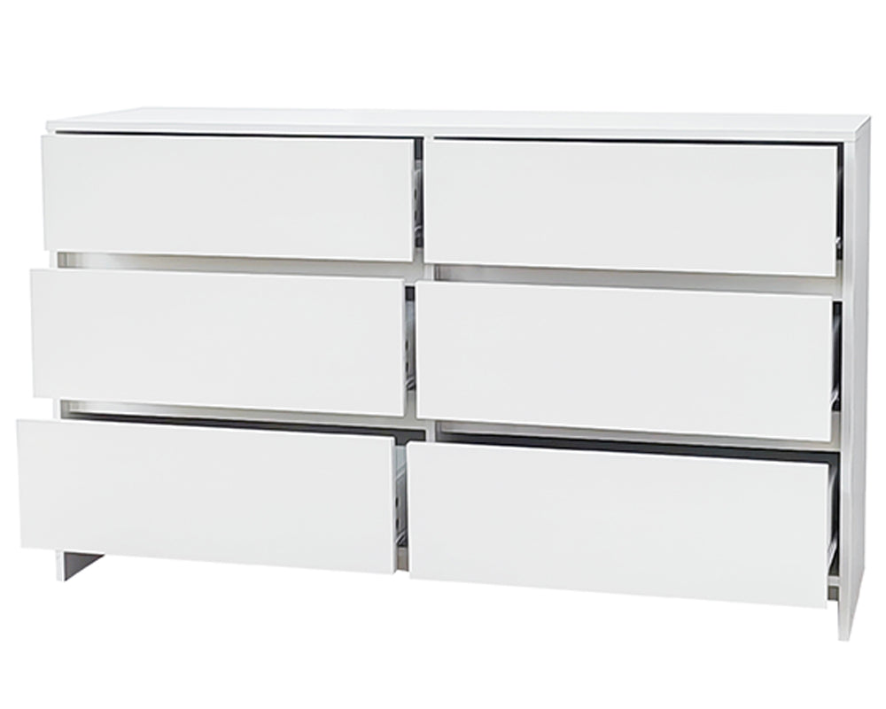 CURA 6-Drawer Chest – Modern Bedroom Dresser & Storage Cabinet