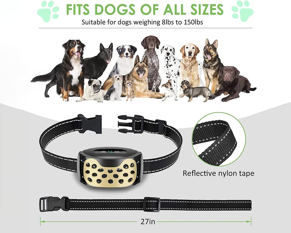 No-Bark Dog Training Collar rechargeable