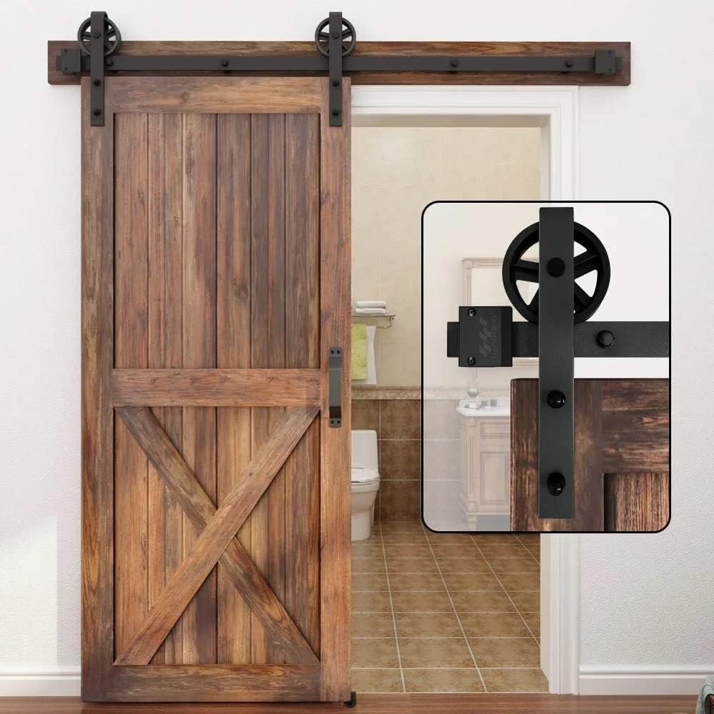 Barn Door Hardware, Rail Sliding Kit for Single Door
