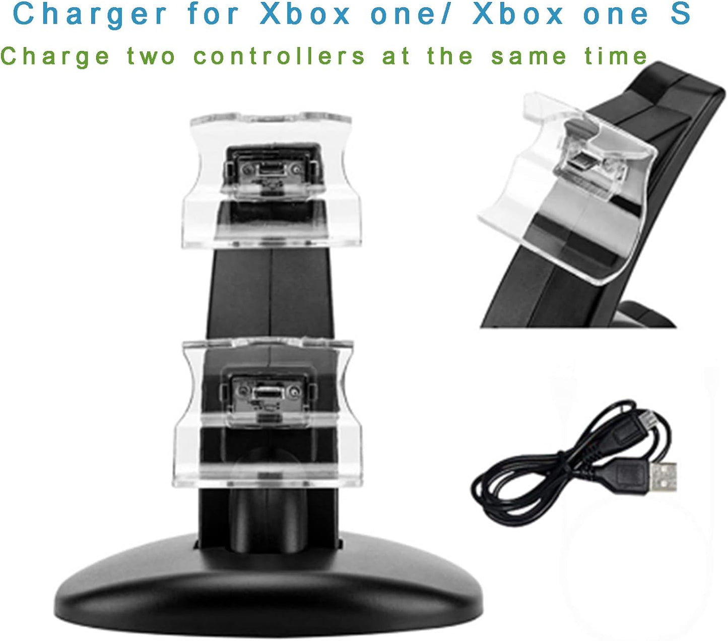 Controller Charger for Xbox One Dock, One S Xbox Charging Dock Charge Fast