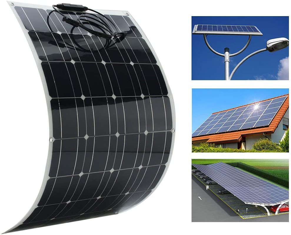 120W 18V Solar Panel, Flexible Solar panel cells for home