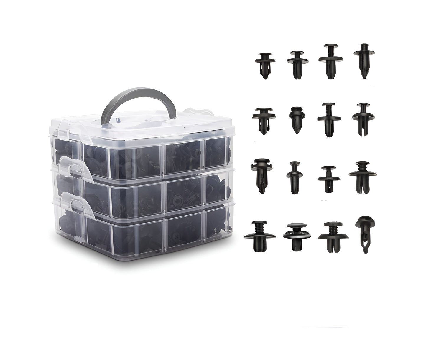 625PCS Car Body Trim Clips