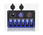 LED Rocker Switch Panel 6 way LED Rocker Switch Dual USB