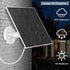 Solar Panel for Security Camera CCTV Surveillance System with Rechargeable Battery IP65 Waterproof Adjustable Bracket