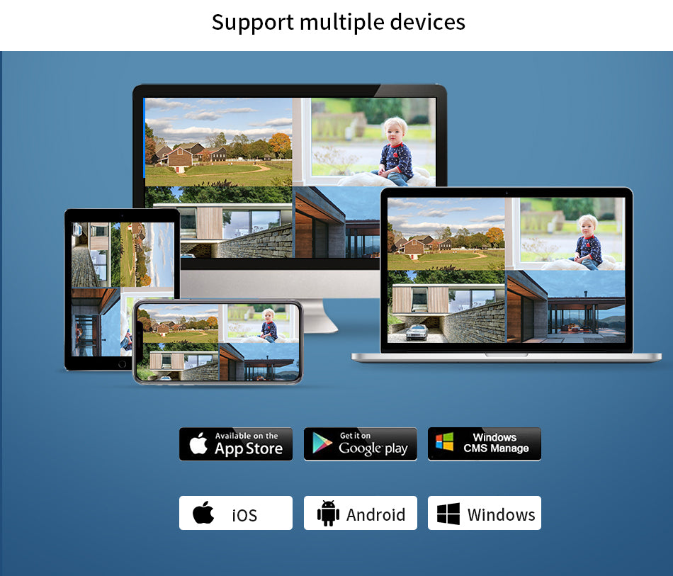 Wireless Security Camera System With Screen