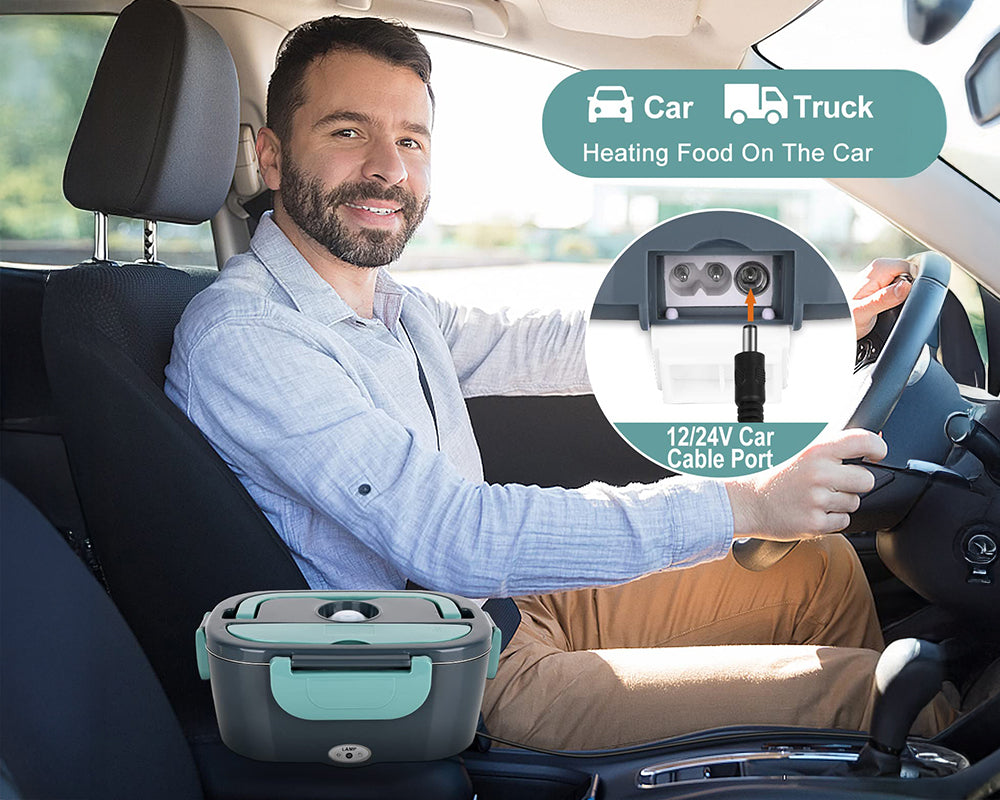 Electric Lunch Box Food Heater  3 in 1 Ultra Quick Heated Lunch Box for Adults