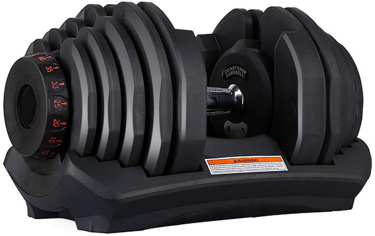 Adjustable dumbbells 80Kg Weight Increments Home Gym Set