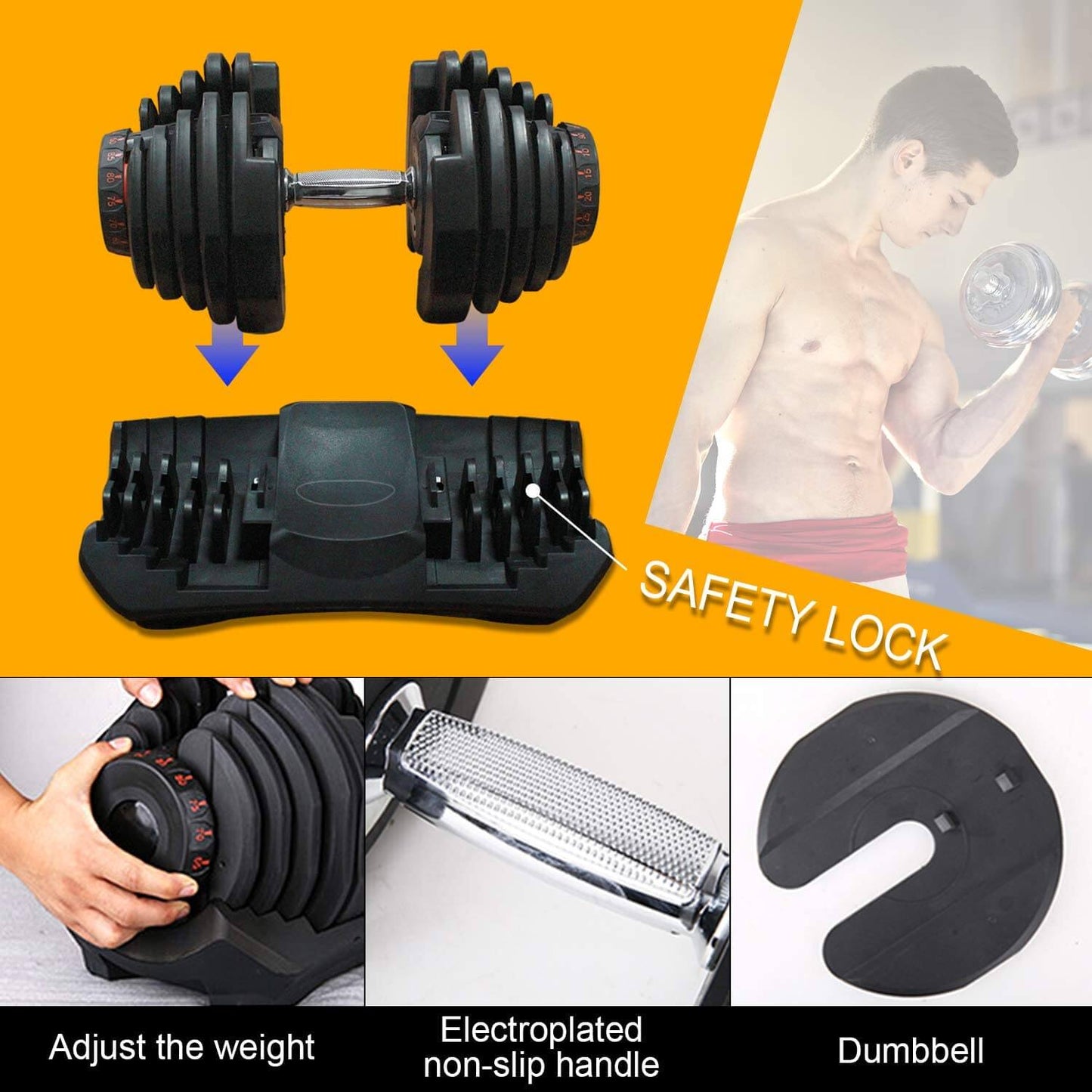 Adjustable Dumbbell 40KG