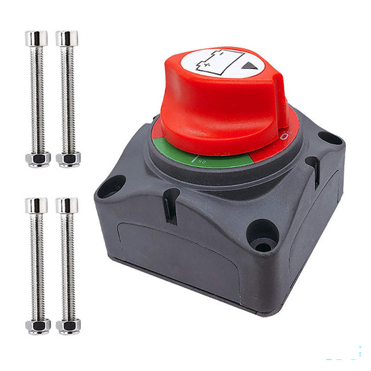 Disconnect Isolator Master Switch - 12V-48V Cut-Off Kill Switch for Car, Boat, and Marine Applications