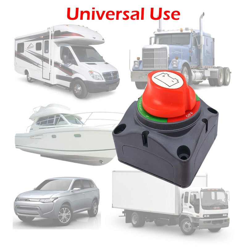 Disconnect Isolator Master Switch – 12V-48V Cut-Off Kill Switch for Car, Boat, and Marine Applications