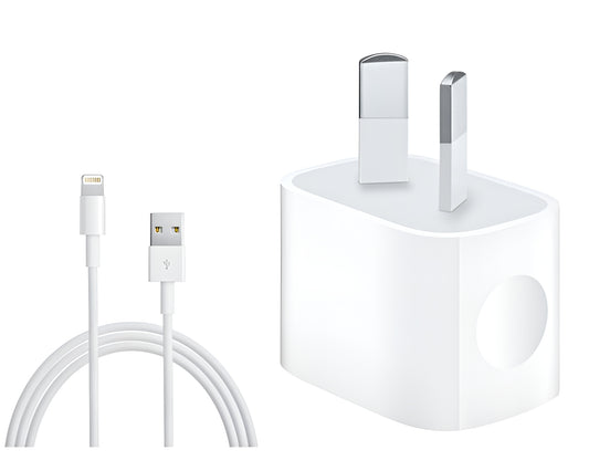 5W USB Power Adapter 1m iPhone Charging Cable