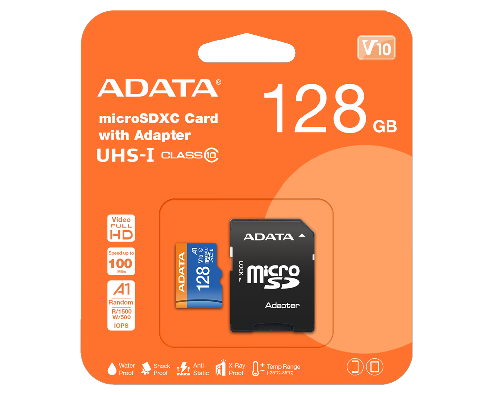ADATA Micro Sd Card 128Gb Microsd