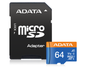 64Gb Micro Sd Card 64Gb ADATA