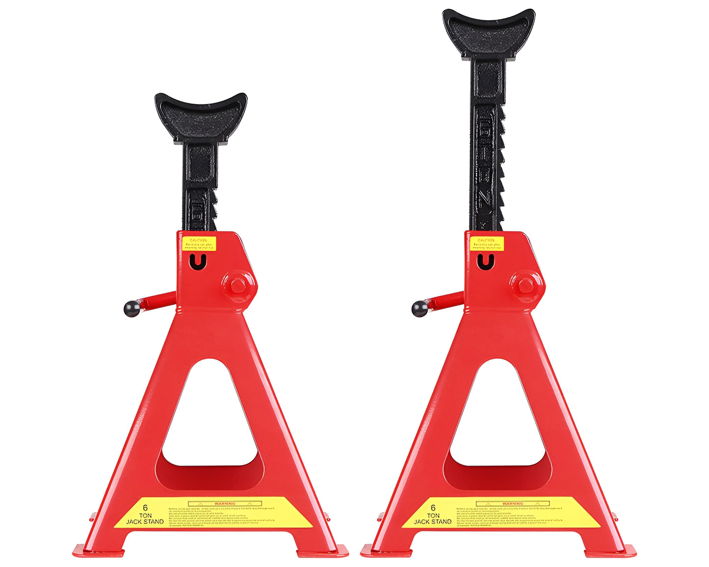 HEAVY DUTY 6 TON AXLE STANDS A PAIR