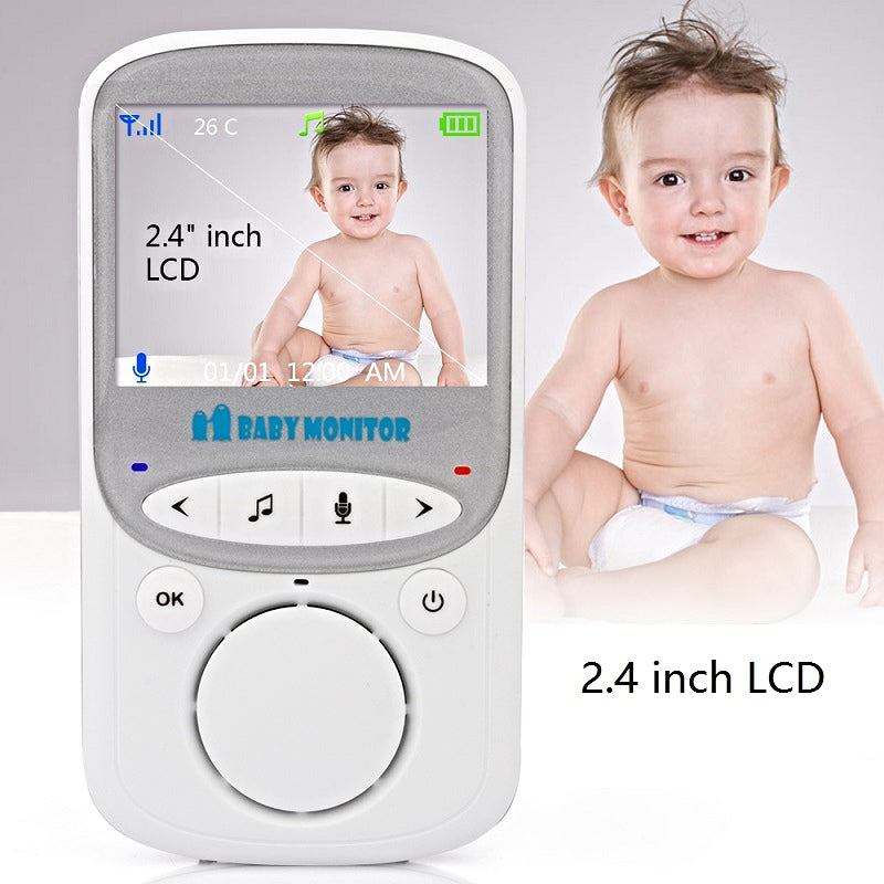 Baby Monitor with LCD Display – Wireless Baby Monitor with VOX & Lullabies