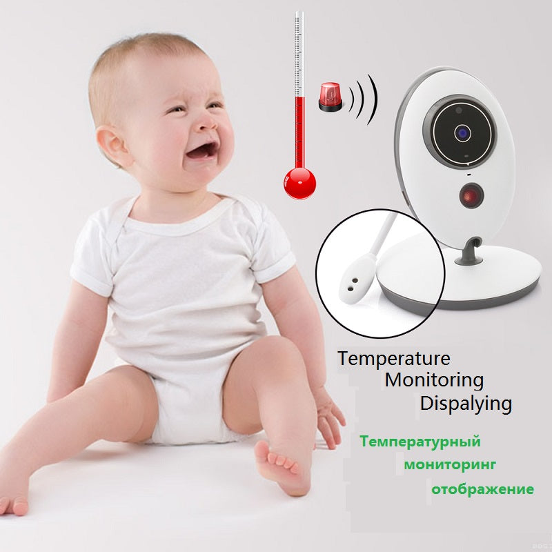Baby Monitor with LCD Display – Wireless Baby Monitor with VOX & Lullabies