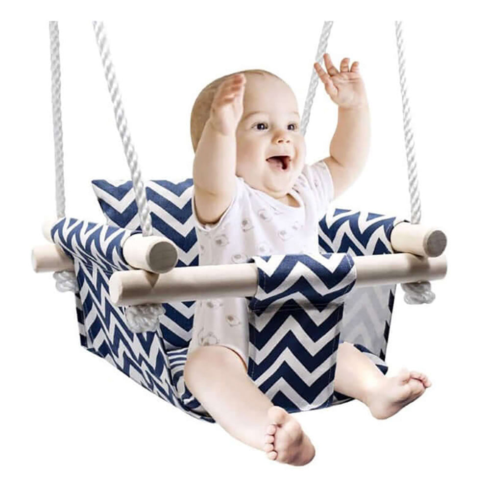Wooden Canvas Swing