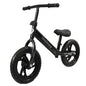 12 Inch Black No Pedal Balance Bicycle