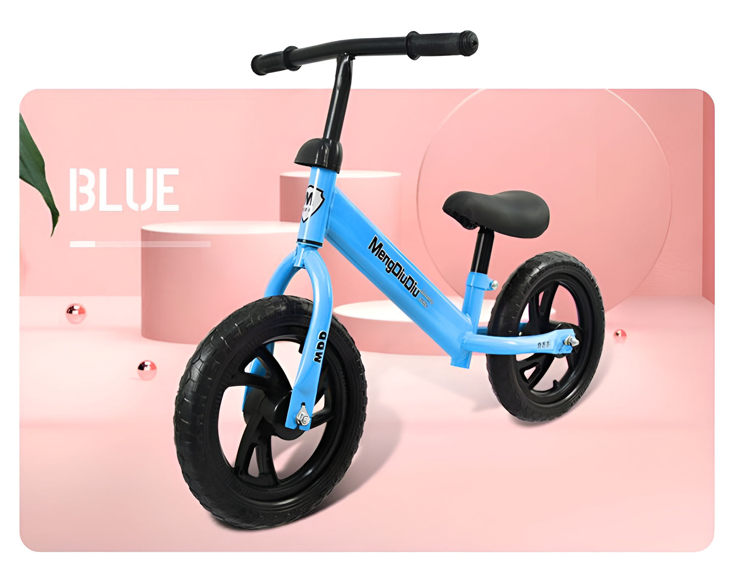 Blue Balance Learning Bicycle 12 Inch