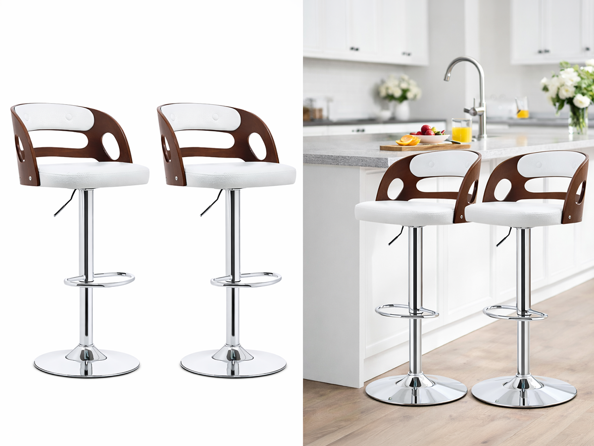 Bar Stools Kitchen Bar Stool Leather Barstools Swivel Gas Lift Counter Chairs