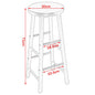 Modern Bar Table with 2 Stools – Space-Saving Counter Height Set for Home or Apartment