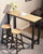 3-Piece Bar Table and Stools Set – Compact High Table with 2 Chairs for Kitchen or Dining