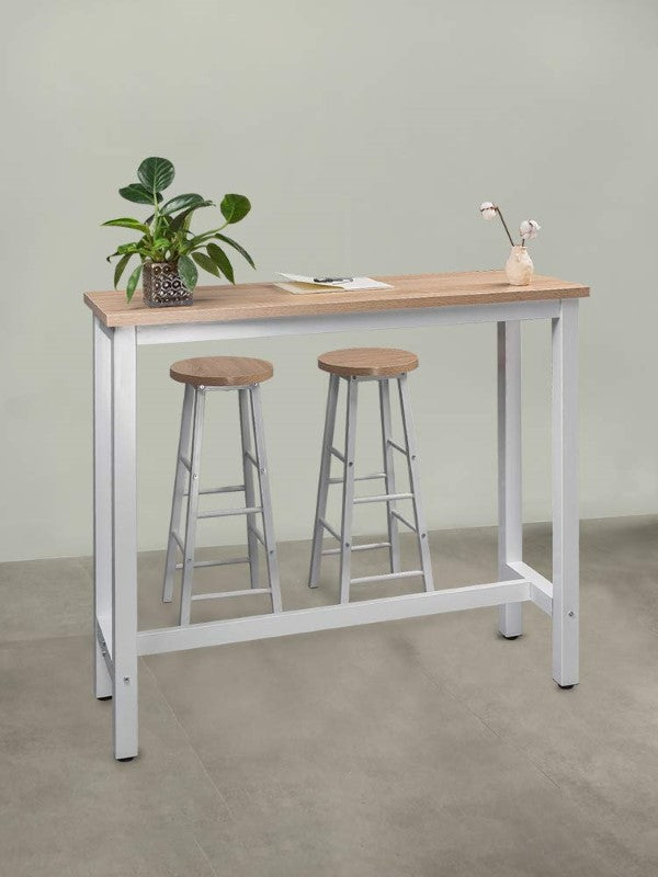 Pub-Style Bar Table and 2 Stools – Ideal for Small Kitchens, Breakfast Nooks & Apartments