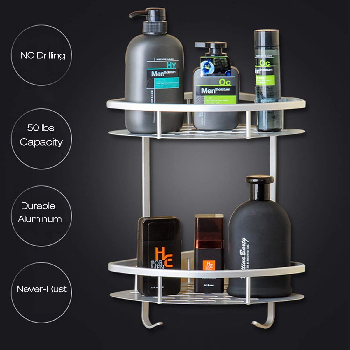 Shower Bathroom Shelf Storage Organizer