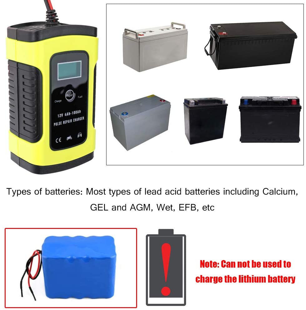 Car battery charger 12V