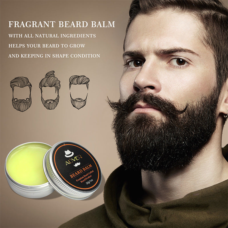 Beard Grooming Kit for Men - Beard Oil, Balm, Shampoo, Comb, Brush & Scissors
