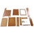 Bedside Table Bamboo – Multi-Purpose 2-Tier Storage Table with Coat Rack & Hooks for Entryway, Bedroom, or Closet (165cm)