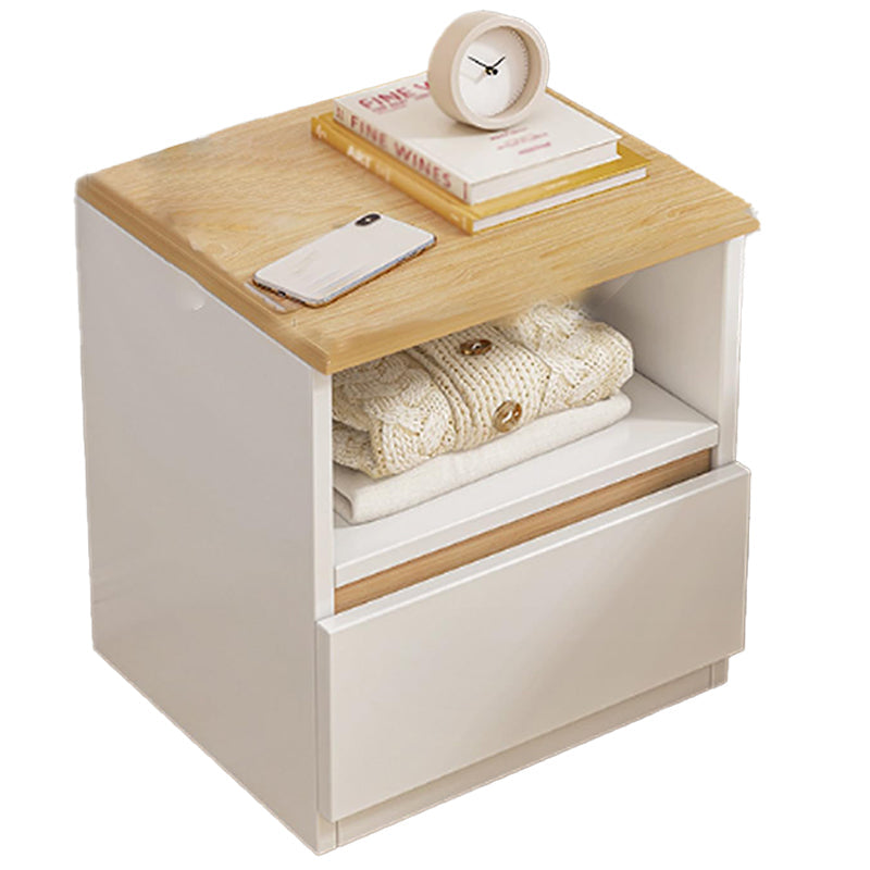 Bedside Table with Drawer – Elegant Modern End Table for Bedroom, Living Room, or Study (32×30×41cm)