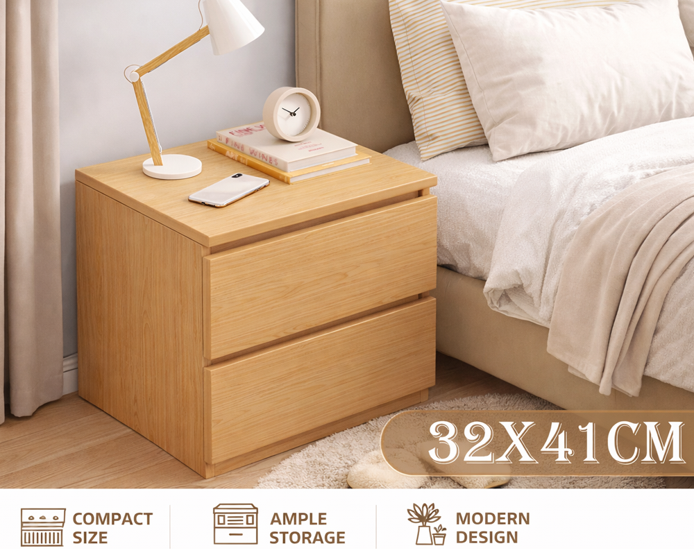 Bedside Table Modern Bedside Table with Drawer Storage