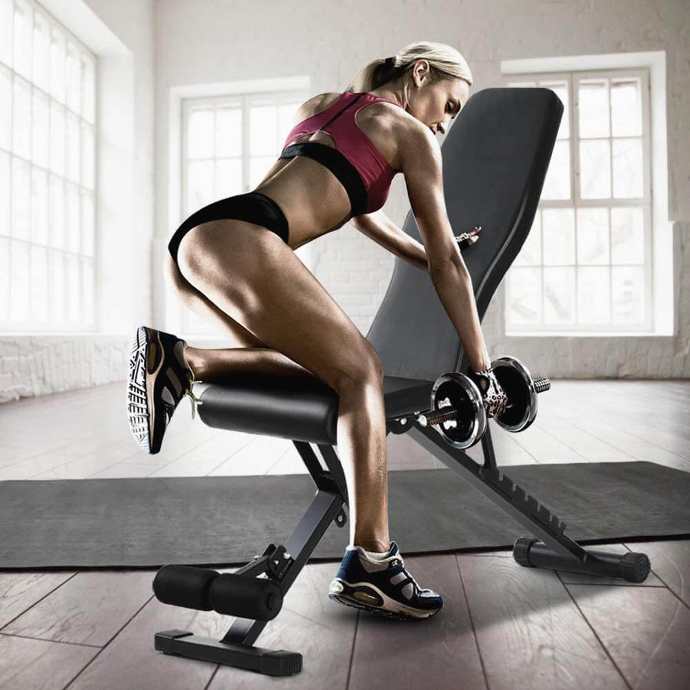 Adjustable Foldable Weight Bench – Full Body Home Gym