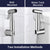 Toilet Hand Shower Stainless Steel, Bidet Hand Shower, WC Bidet Shower