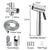 Toilet Hand Shower Stainless Steel, Bidet Hand Shower, WC Bidet Shower