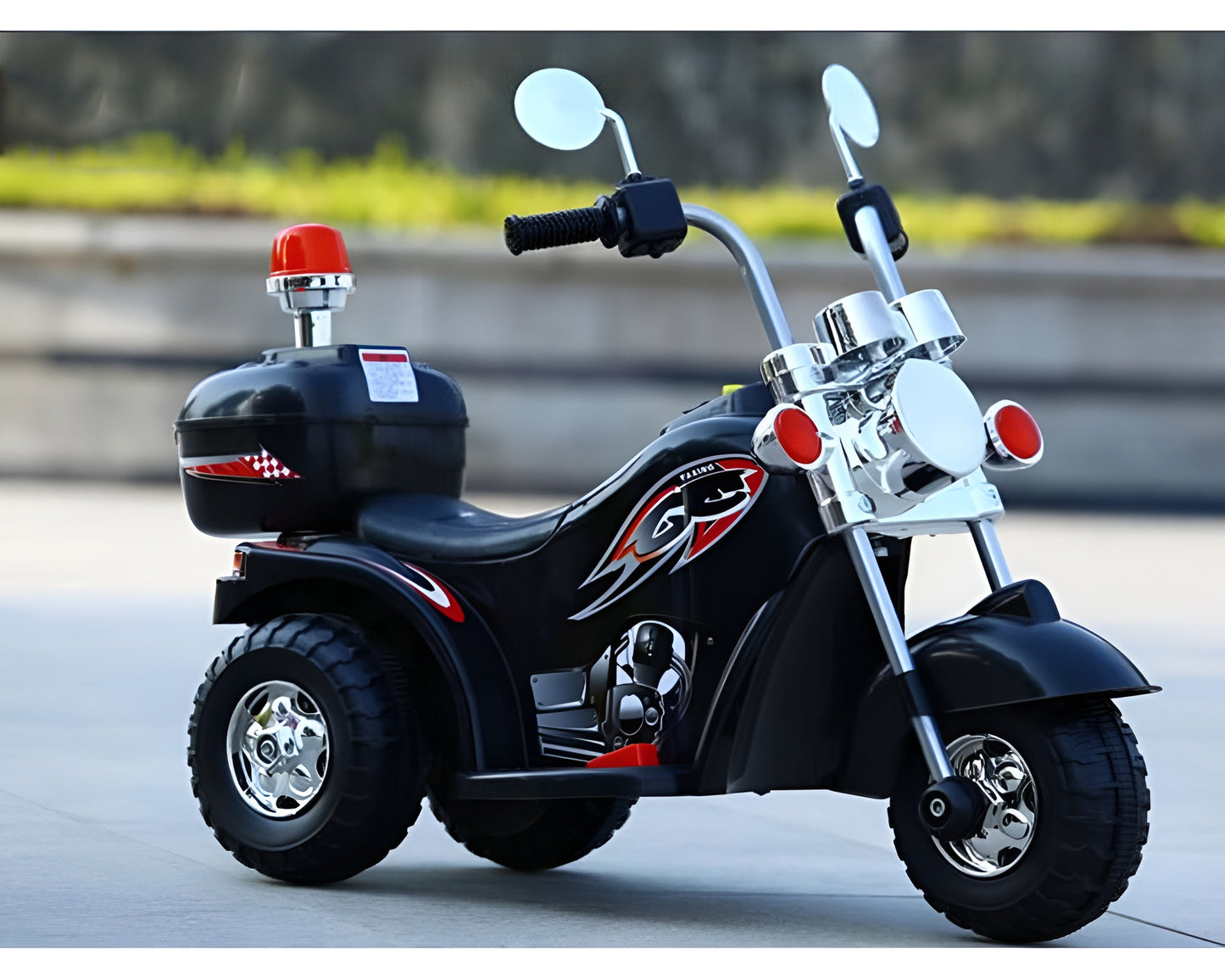 Battery Powered Ride-On Motorcycle – Electric Motorbike with Music & LED Lights