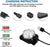 Bike Light Set – Super Bright USB Rechargeable Bicycle Lights, Waterproof LED Cycle Lights for Mountain and Road Bikes